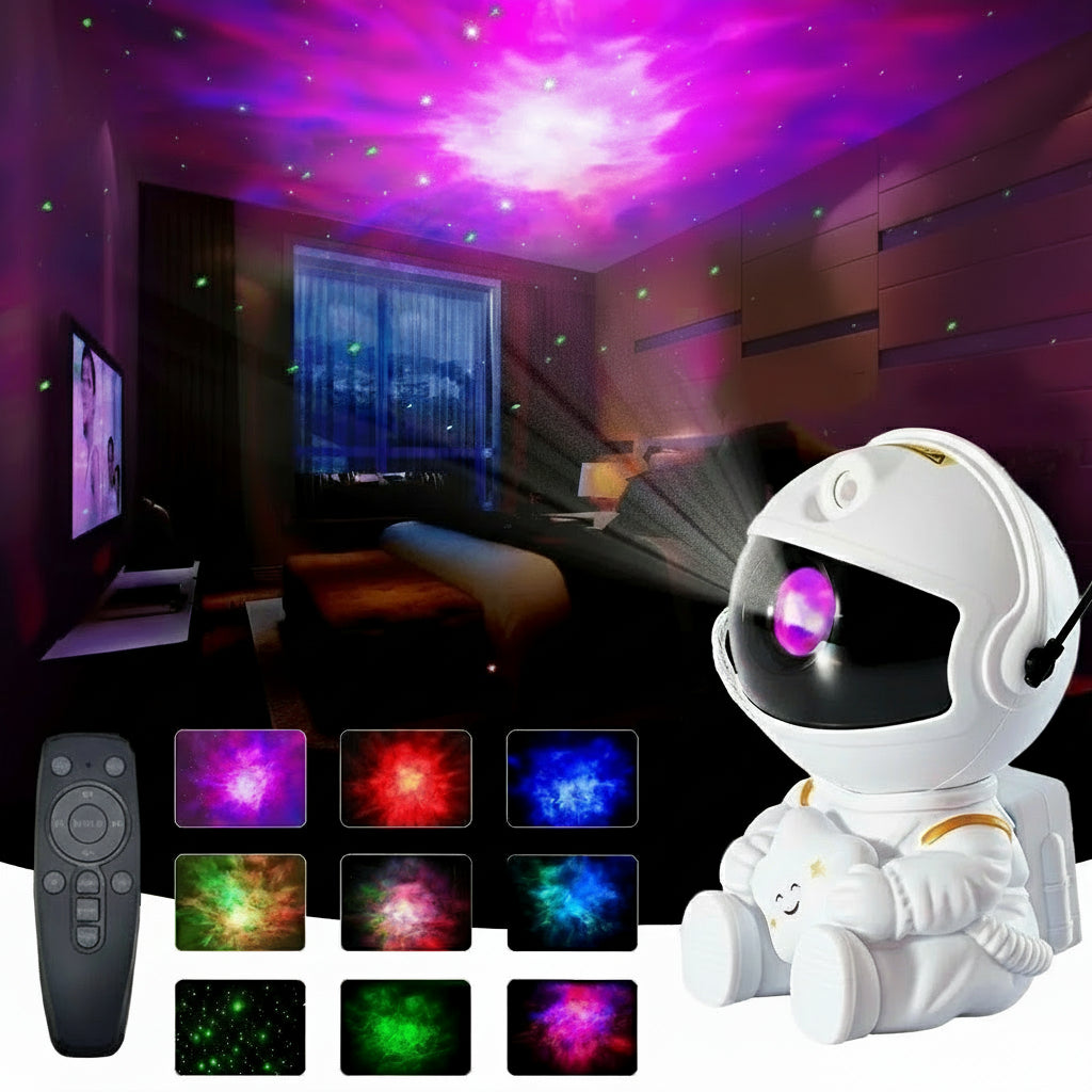 2022 Astronaut Star Projector Starry Sky Projector Galaxy Lamp Night Light for Decoration Bedroom Home Decorative Children Gifts
