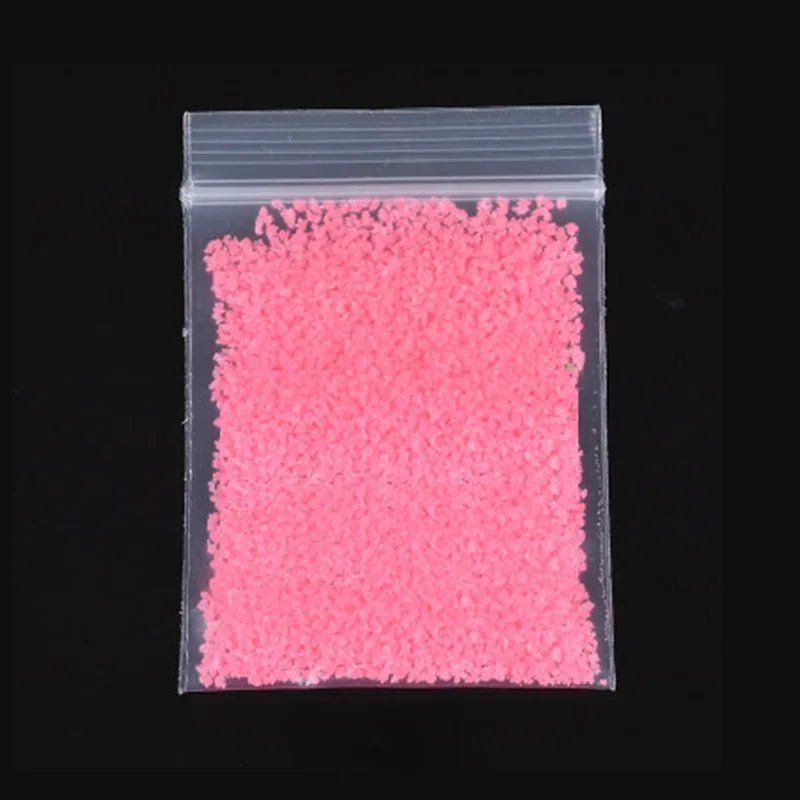 10G Party DIY Fluorescent Super Luminous Particles Glow Pigment Bright Gravel Noctilucent Sand Glowing in the Dark Sand Powder