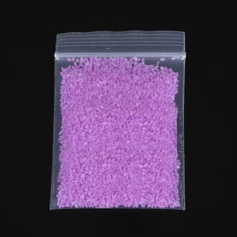 10G Party DIY Fluorescent Super Luminous Particles Glow Pigment Bright Gravel Noctilucent Sand Glowing in the Dark Sand Powder
