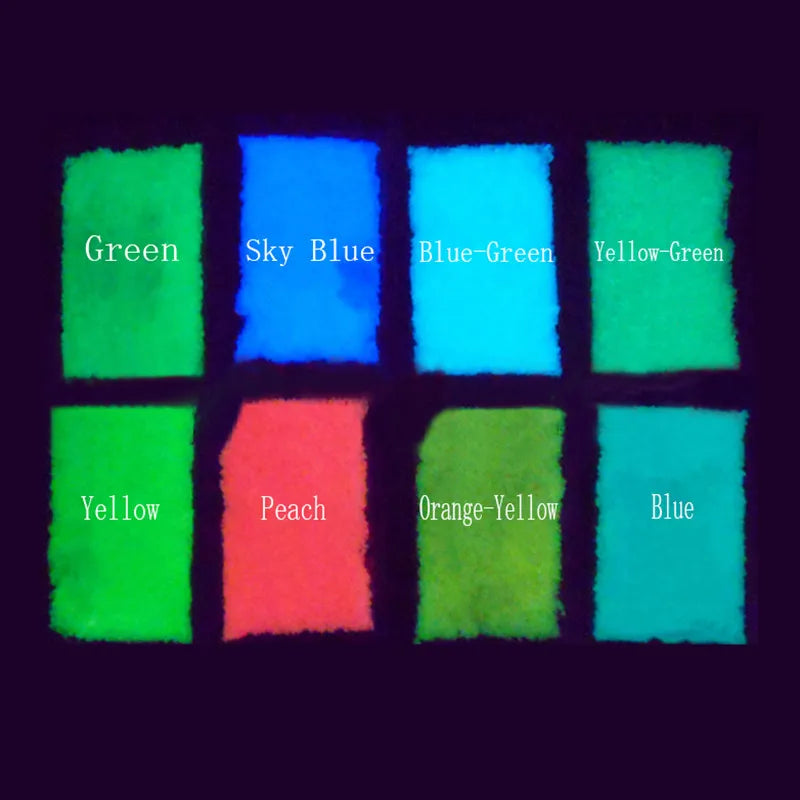 10G Party DIY Fluorescent Super Luminous Particles Glow Pigment Bright Gravel Noctilucent Sand Glowing in the Dark Sand Powder